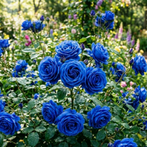 アートギャラリー 花シリーズ1 01_純青の薔薇